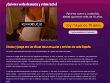 Tablet Screenshot of chat-erotico-espana.com